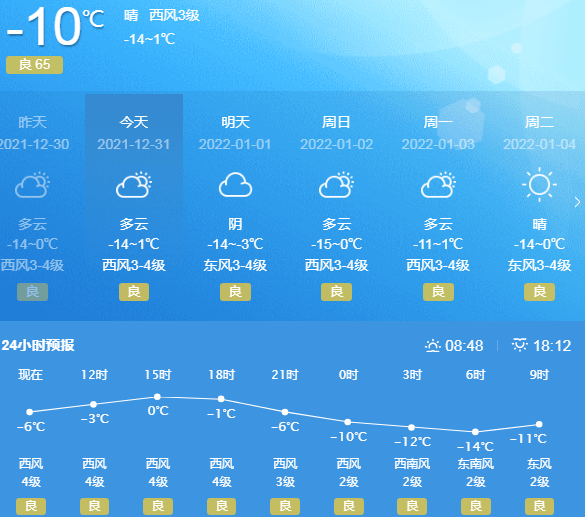 玉门市最新天气预报通知